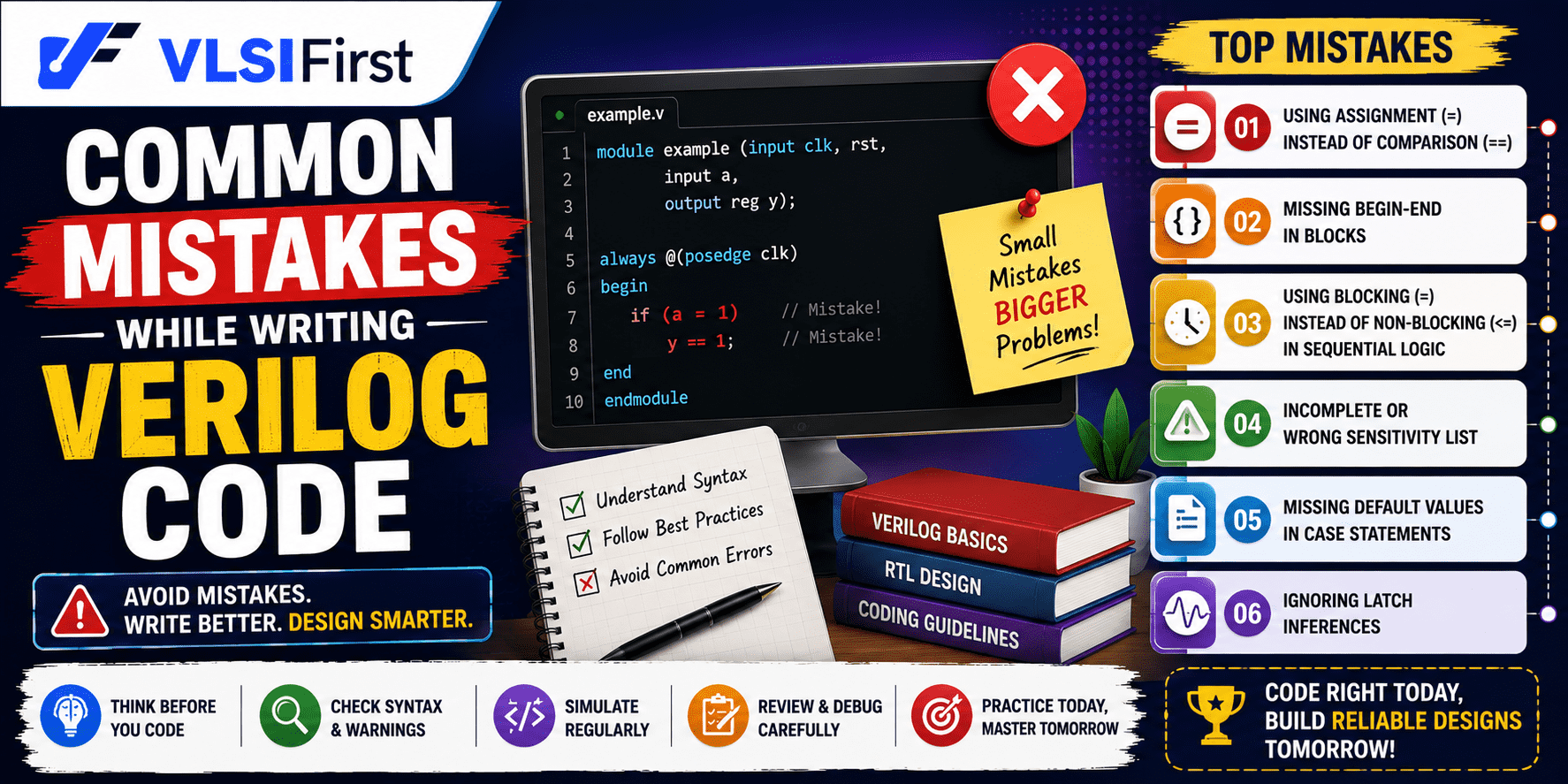 Common Mistakes While Writing Verilog Code